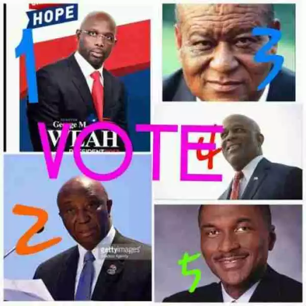 LEAKED: See Who May Win The 2017 Liberian Presidency Position